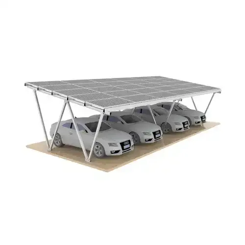 Alüminyum Su Geçirmez W Tipi Solar Carport Montajı