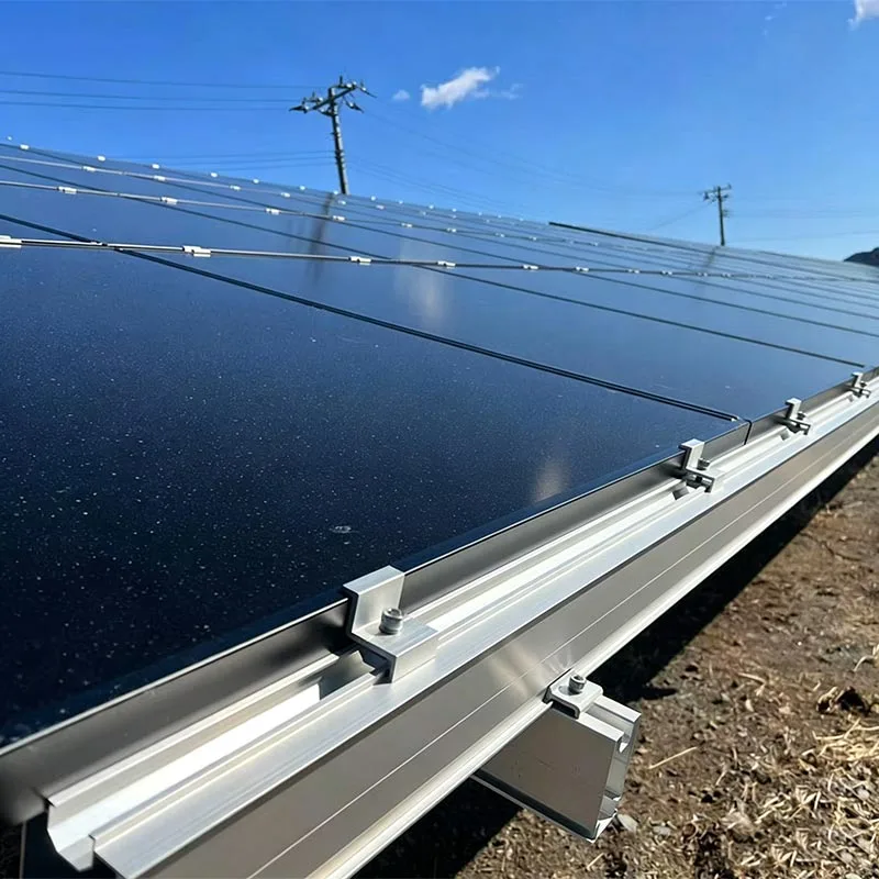 Vida Kazık Solar Alüminyum Zemin Montajı