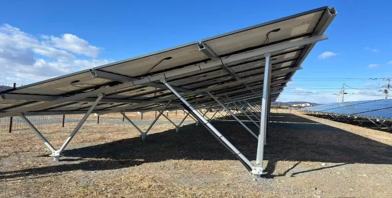 Vida Kazık Solar Alüminyum Zemin Montajı
