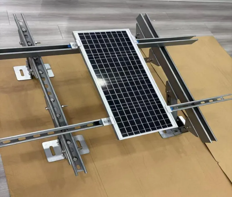 U Raylı Solar Çelik Zemin Montaj sistemi