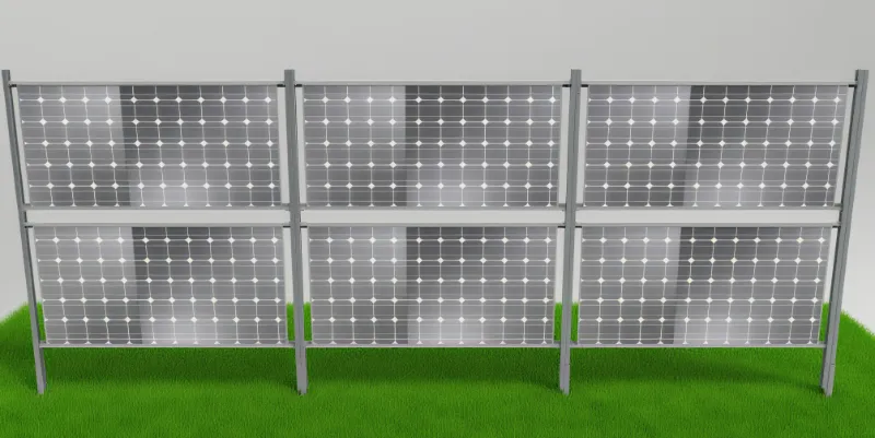 Dikey Solar Alüminyum Montaj